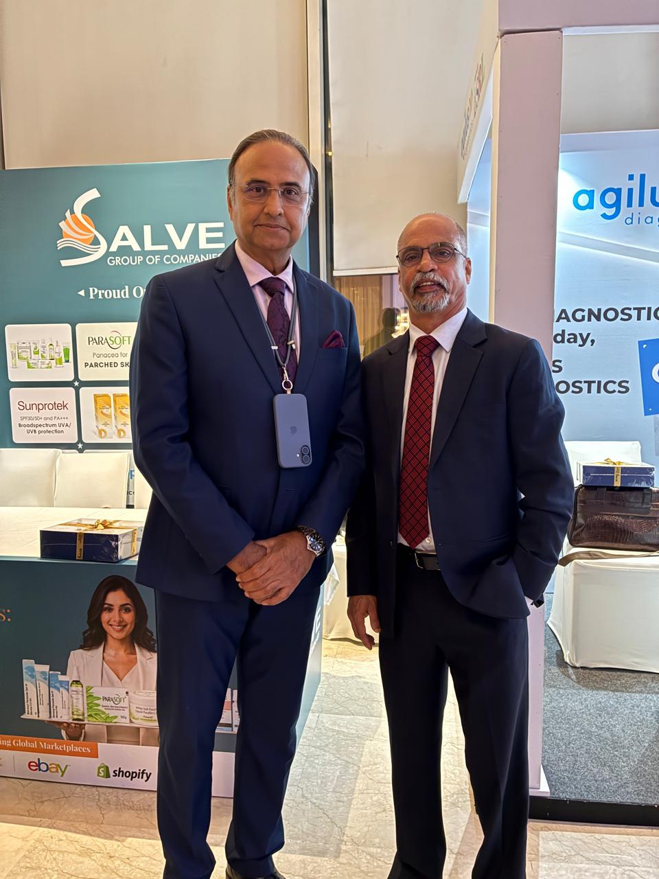 Dr B S Murthy with cricket commentator Charu Sharma at ET Health Conclave 2026